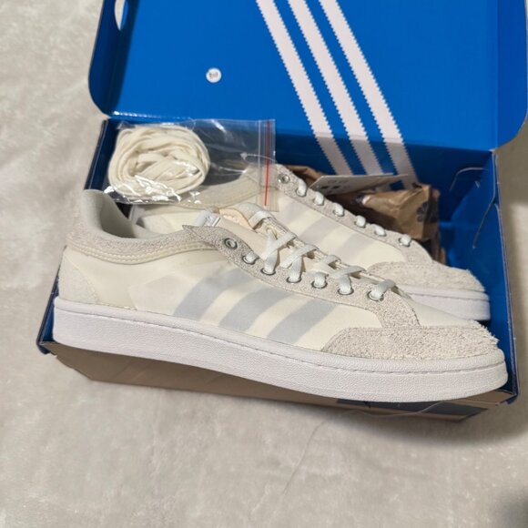 Adidas Americana Low DG Donald Glover Sneakers White & Off-White Men Sz 9 Canvas - Picture 1 of 11